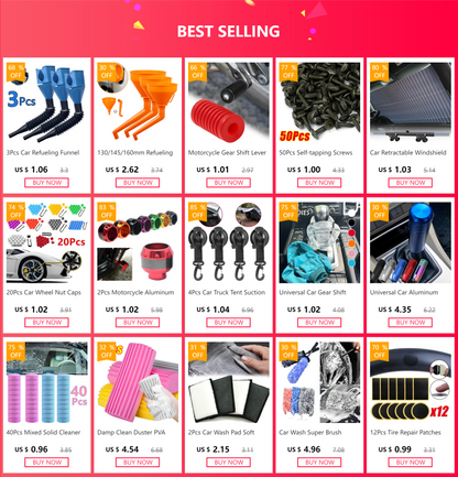 Car Long Stem Funnel Anti-splash Gasoline Oil Filling Tool Plastic Car Truck Motor Oil Change Refueling Funnel Car Accessories