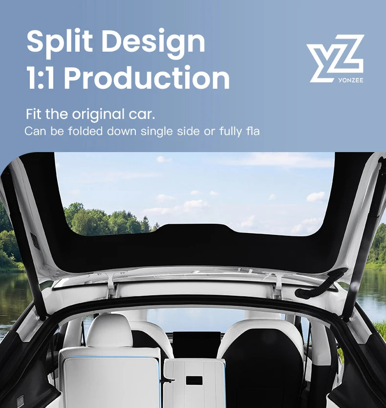 YZ For Tesla Model Y Juniper 2021-2026 Leather Trunk Mats Fully Surrounded Waterproof Non-Slip Liner Custom Floor Mat Accessorie